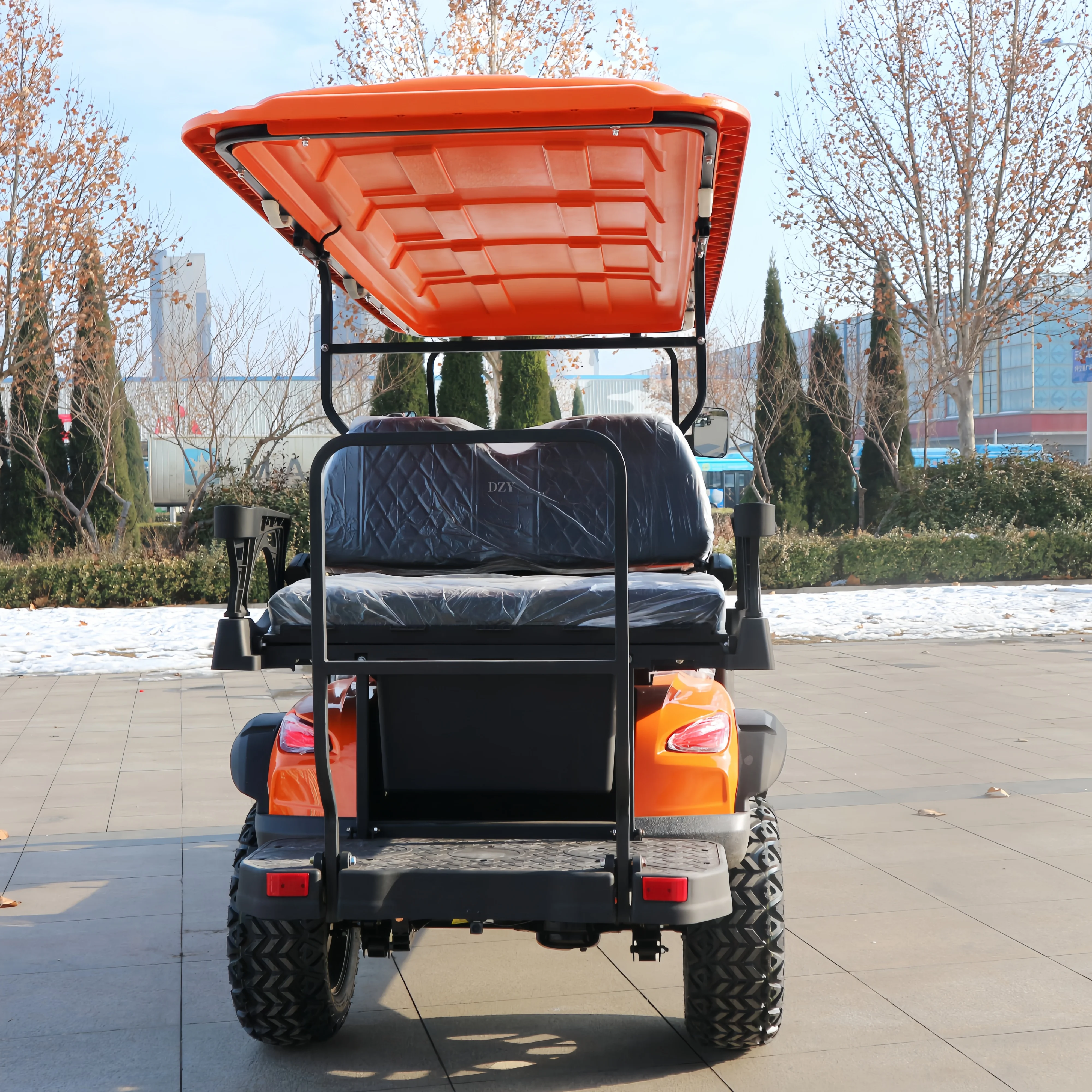 New Energy 4 Wheels 4-6 Seats China Electric Scooter Golf Cart with Seat Belt Cheap price, good quality