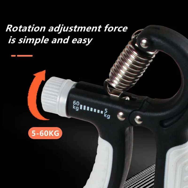 Wrist Expander Hand Grip 5-60kg Adujustable Strength Trainer Gym Portable hand strengthener finger strength trainer finger trainer hand grip trainers hand grip exerciser hand trainer wrist exerciser hand exerciser For Unisex