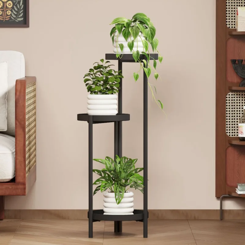 Nordic Foldable Iron Flower Rack Light Luxury Simple Plant Rack Multi Layer Floor Standing Green Rose Flower in Living Room