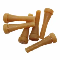 50 Pcs Poultry Rubber Rod Pigeon Quail Length 6.2cm Rubber Plucking Fingers Removal Machine Glue Stick Plucker 1