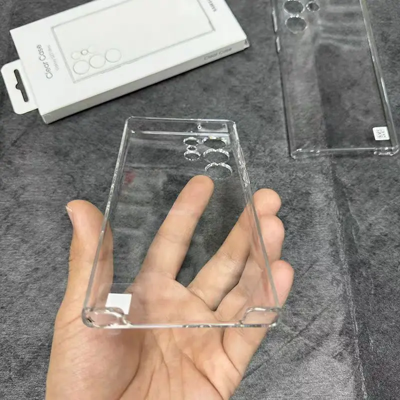 Luxury Transparent Soft Thin Protective Phone Case with Box