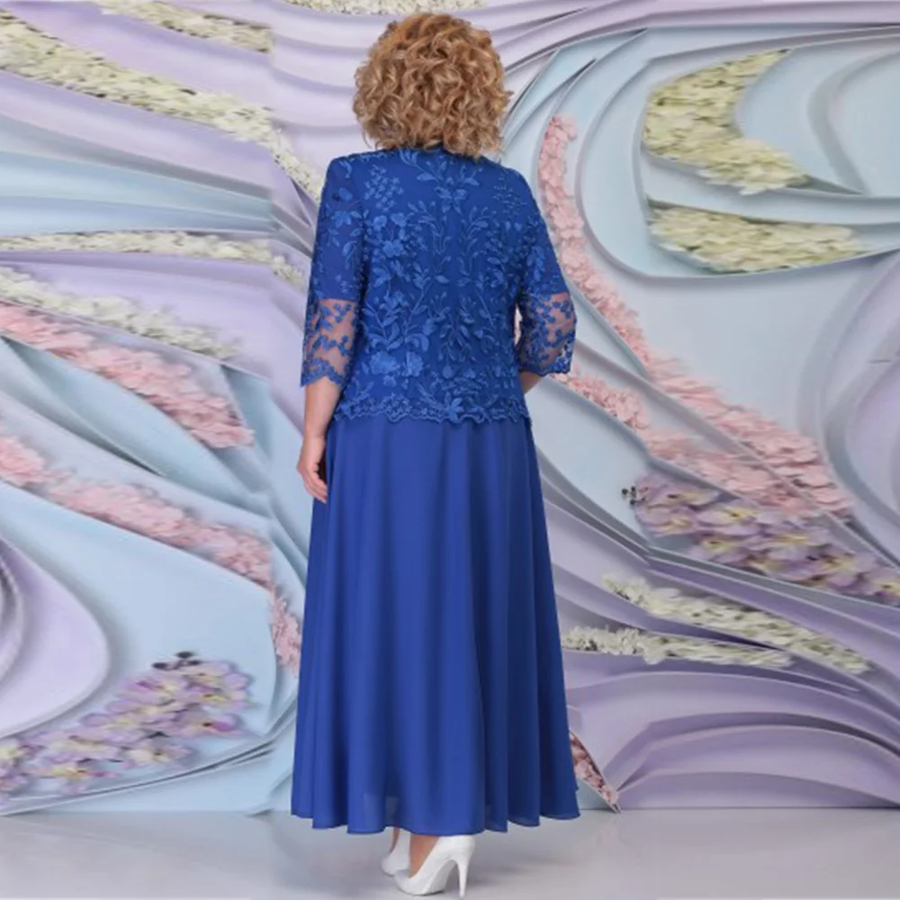 Elegant Mother of the Bride Dresses Plus Size Chiffon A-line Long Wedding Guest Dress Lace Party Vestido Madre Novia mother bride dresses women party dresses