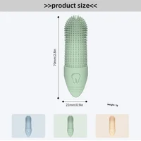 Dog Toothbrush, 360° Cleaning Finger Toothbrush for Dogs, Food Grade Silicone Dog Finger Toothbrush for Dogs & Cats Dental Care 6