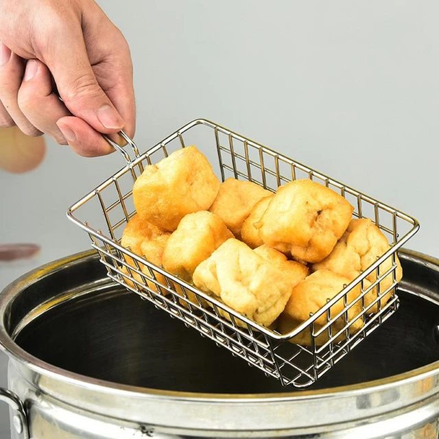 CUKYI 1.2L mini Electric deep fryer temperature adjustable french fries  fryer removable stainless steel liner kitchen frying pan - AliExpress