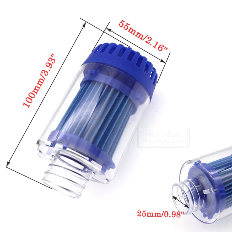 Air Diesel Heater Diesel Heater Car Heater Accessories 25mm Air Diesel Parking Heater Intake Filter Silencer ABS Fit for Car Truck VAN Camper