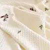 Baby Blanket Children Summer Waffle Bamboo Fiber Cold Silk Blanket Kindergarten Baby Lunch Break Summer Blanket 6