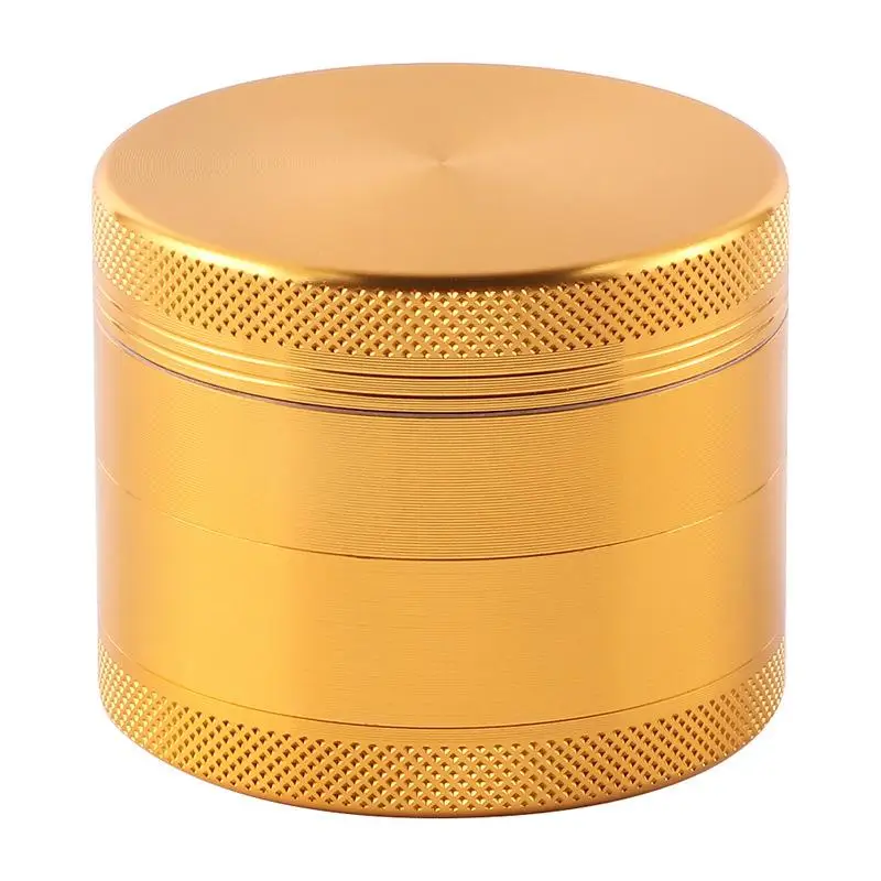 Herb Metal Grinder 41mm 4-layer Iridescent Tobacco Grinder Spice Miller Crusher Zinc Alloy Smoke Accessories Nano Paint Surface