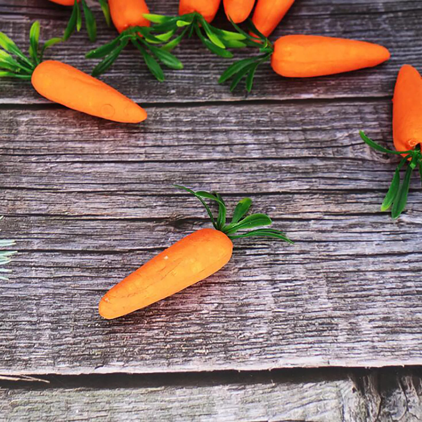 Artificial Carrot Artificial Vegetable Home And Kitchen Easter Decorations Easter Carrot Gifts Food Photography Props 12Pcs