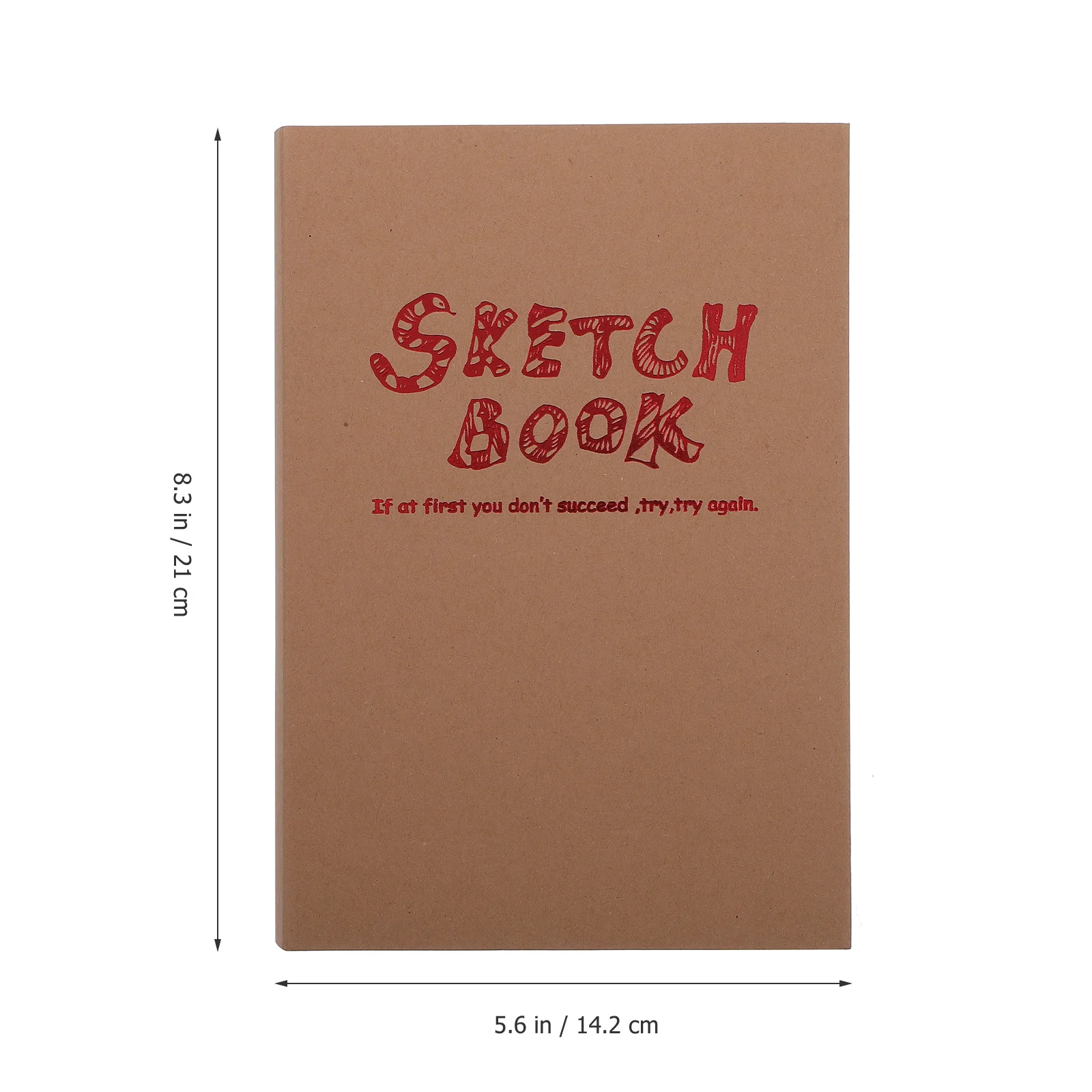 Sketchbook Kraft Paper Drawing Pad Blank Journal Notebook Sketch Books for  Drawing 21cm* 142cm* 23cm ( A4 ) - AliExpress