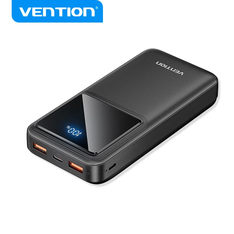 Vention Power Bank 20000mAh Portable Fast Charging Powerbank