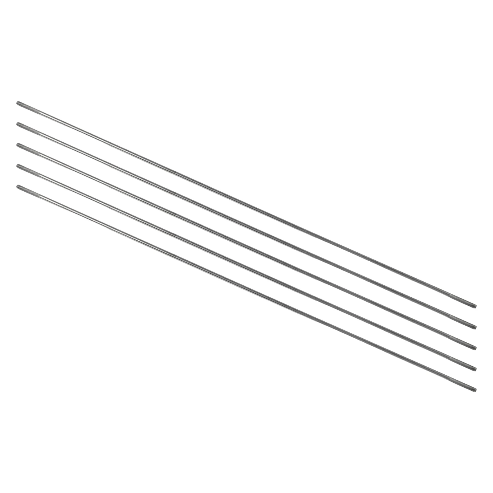 5 stücke Spurstange Gestänge Schubstange M2 150/200/250/300mm Edelstahl Gewinde Krawatte schubstange Für RC Flugzeug RC Flugzeug Hubschrauber – Detail 12