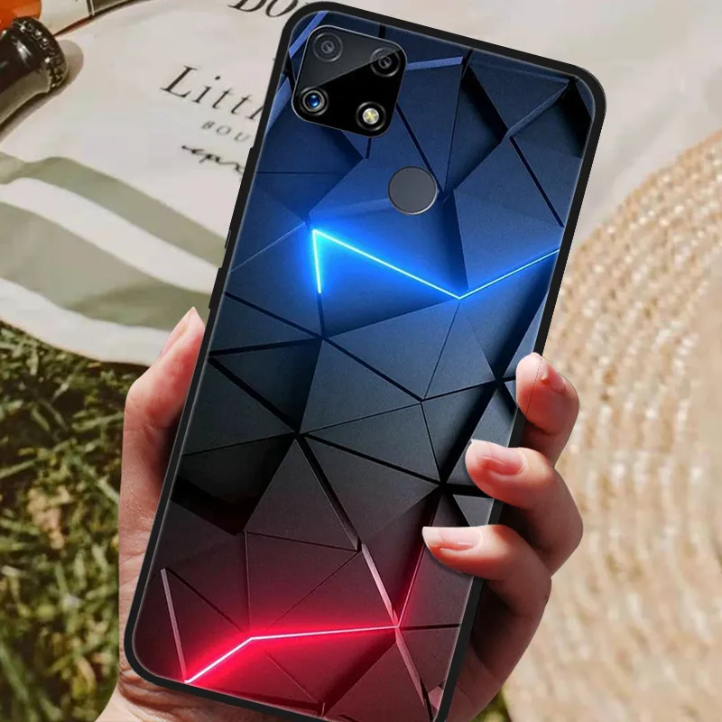 Premium Silicone Back Cover – Artistic Design for Enhanced Grip and Protection