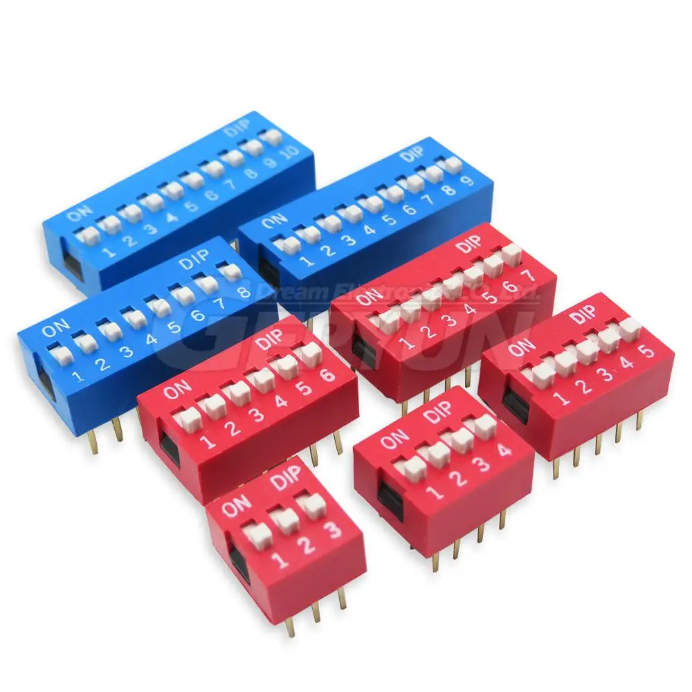 Enhanced Slide-Type Toggle Switch Module | Multi-Bit Positioning | Assorted Colors