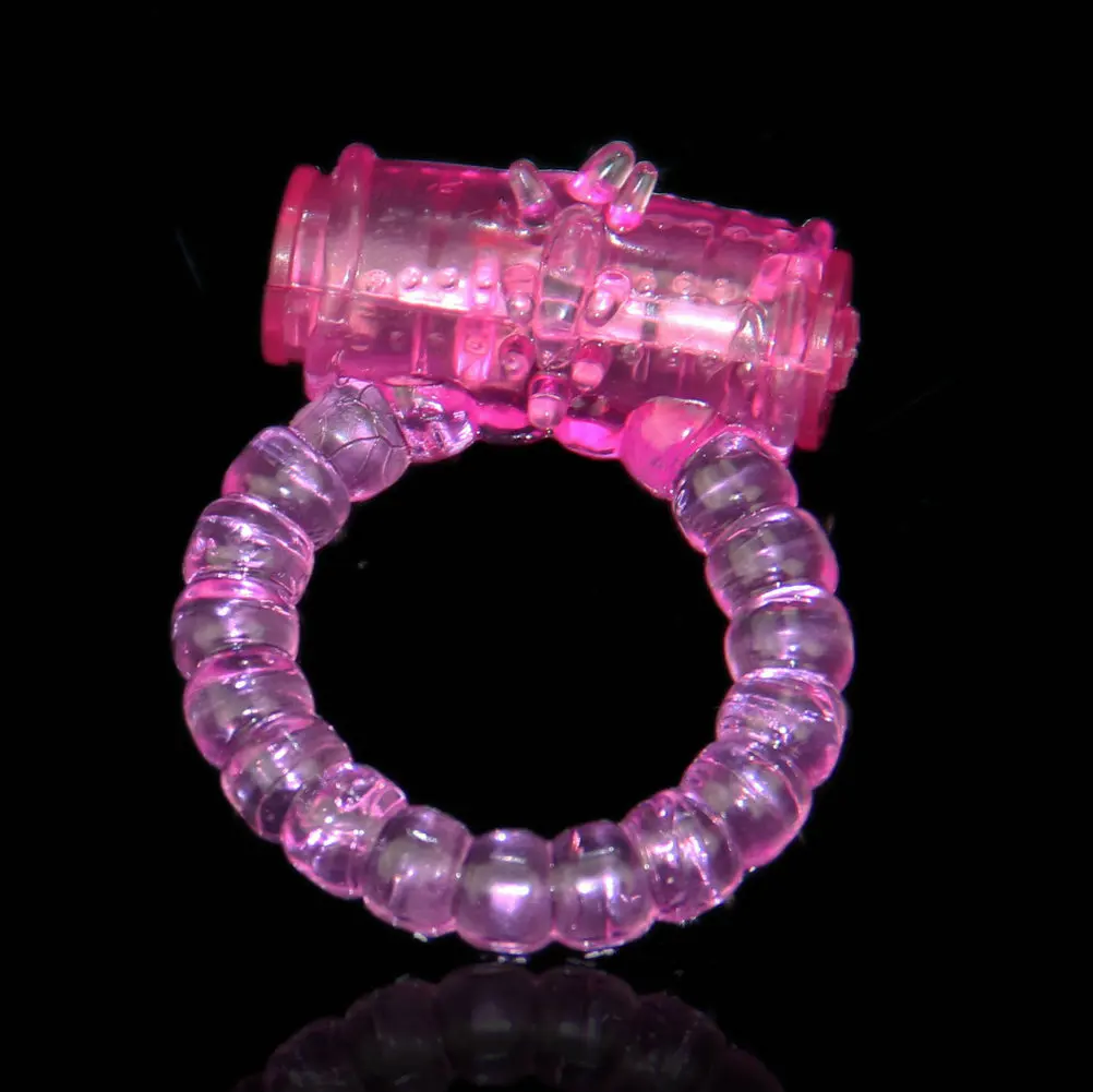 Lasting Cock Ring Vibrator Delay Premature Ejaculation Lock Fine Sex Toys product for Men dildo extender Beads loop Clit Massage