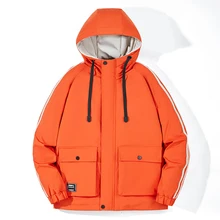 

Winter Short Lightweight Casual Down Jacket Work Hooded Jacket