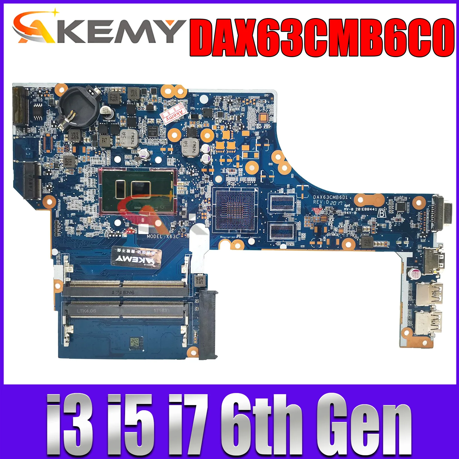 

Материнская плата для ноутбука HP Probook 450 G3 470 G3