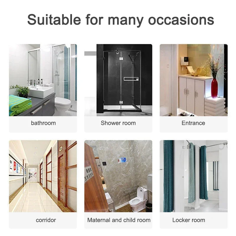 Description Picture 3 of itemWall-mounted Shower Folding Seat  High-Loading Silent Bathroom Stool for Disabled Elderly slow down Stool Home Furniture