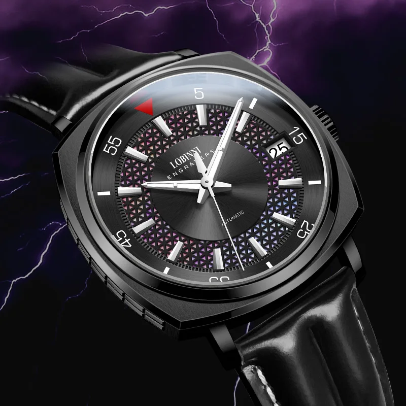 

LOBINNI Men Watches Fashion Automatic Luminous Watch Luxury Mechanical Wristwatch Business Watches Man Sport Clock Dropshipping