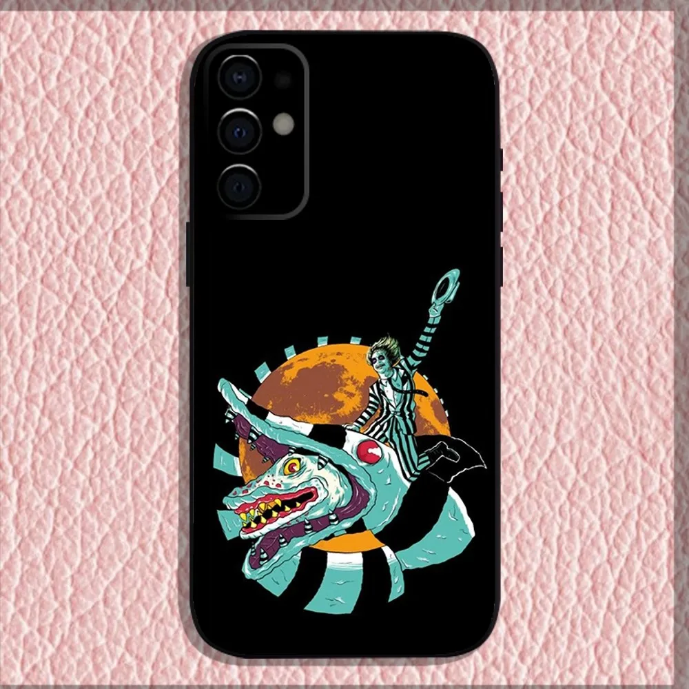 Movie B-BeetlejuiceS 2 Phone Case For Samsung S24,S21,S22,S23,S30,Ultra,S20,Plus,Fe,Lite,Note,10,9,5G Black Soft Shell