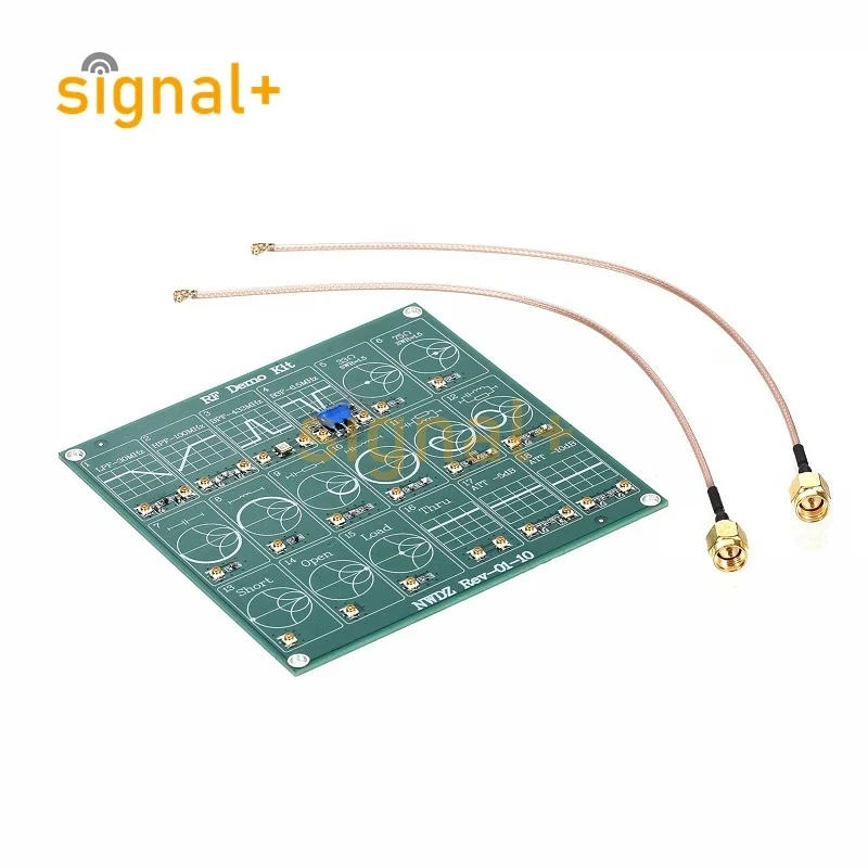 RF Test Kit RF Demo Kit for NanoVNA VNA RF Test Board Vector Network Test Filter / Attenuator Network Analyzers Electrical Instruments rf test kit