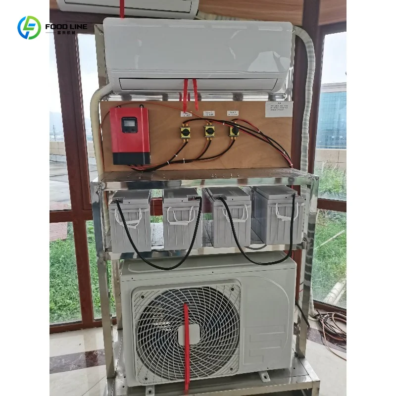 Condizionatore d'Aria Solare Off-Grid per Casa, Attrezzatura di Raffreddamento con Installazione su Tetto a Energia Solare Completa - immagine 2