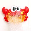 Outdoor Blowing Bubble Frog&Crabs Baby Bath Toy Bubble Maker Swimming Bathtub Soap Machine Toy for Children With Music Water Toy 2