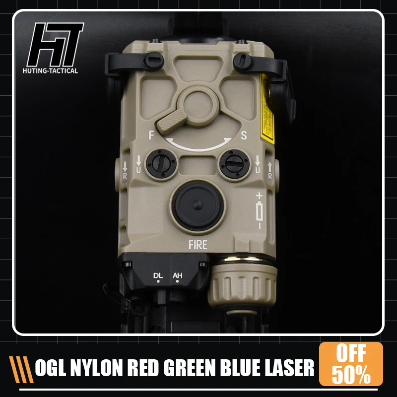 

Wadsn Eotec OGL Laser Red Green Blue Dot Weapon Scout Light Tactical LED Hunting Flashligh Full Function Nylon Version Fit 20MM