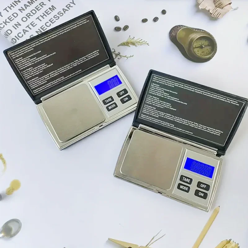 Digital Pocket Scale High Precision 0.01g Jewelry Scale Battery Powered Mini Electronic Scale for Gold Silver Antique Kitchen
