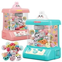 mini Machine Gifts Miniature Kids Catching Doll Machine Claw Toy 1