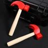 4 Pcs Hammer Wooden Simulation Toy Kids Children Pretend Repair Tools Baby Educational for Early 5