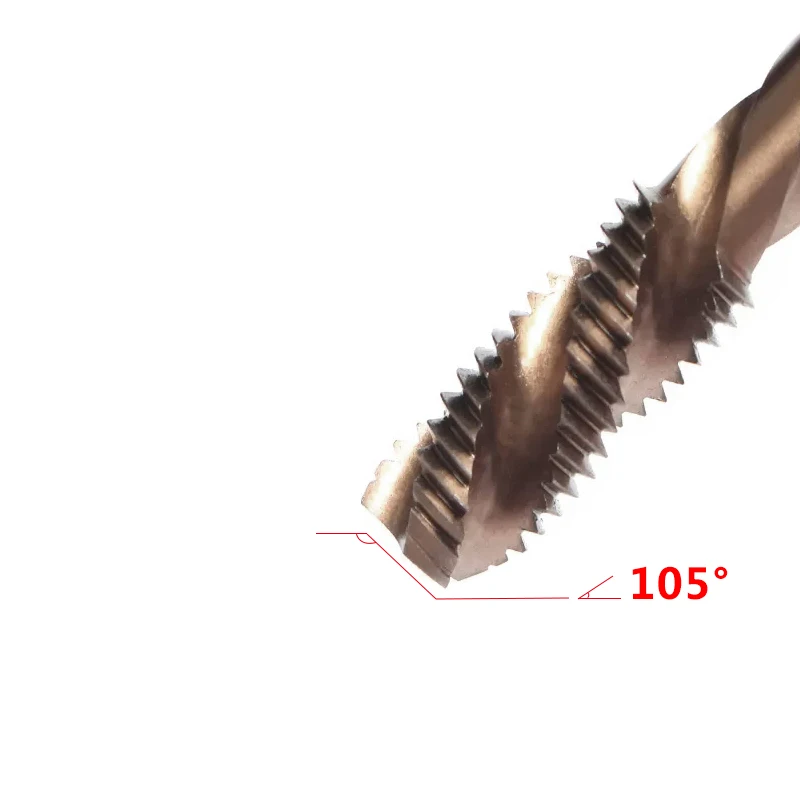 Screw Tap Drill Bits M3-M12 Machine Tap Right Hand For Stainless Steel Metal Cobalt M35 HSS-CO Spiral Flute Metric