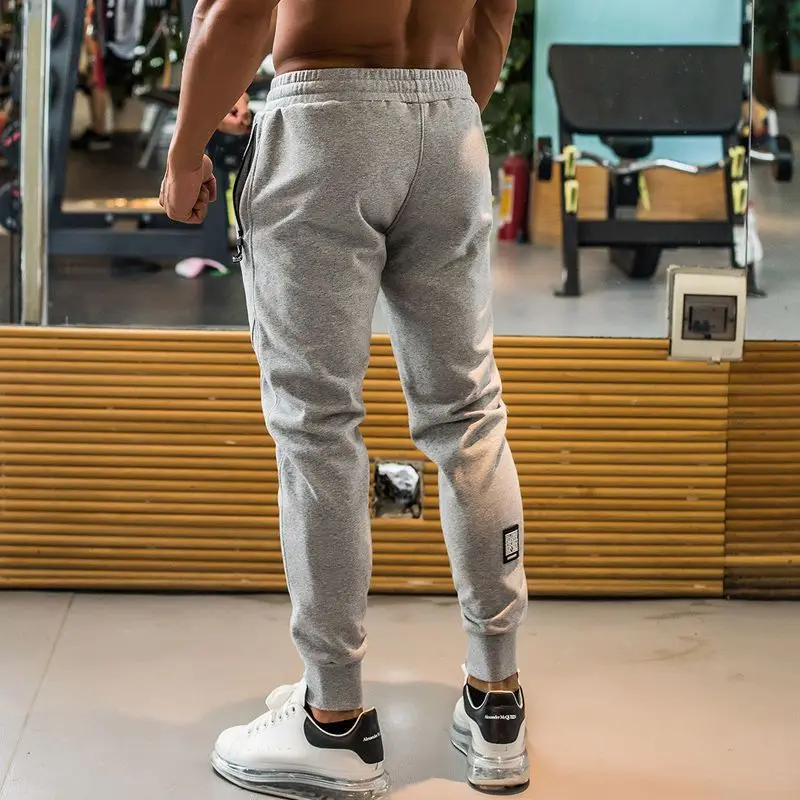 Men Breathable Moisture-Wicking Loose Muscle Training Fitness Jogging Gym Basketball Hiking Running AnkleCuffed Sportswear Pants 2