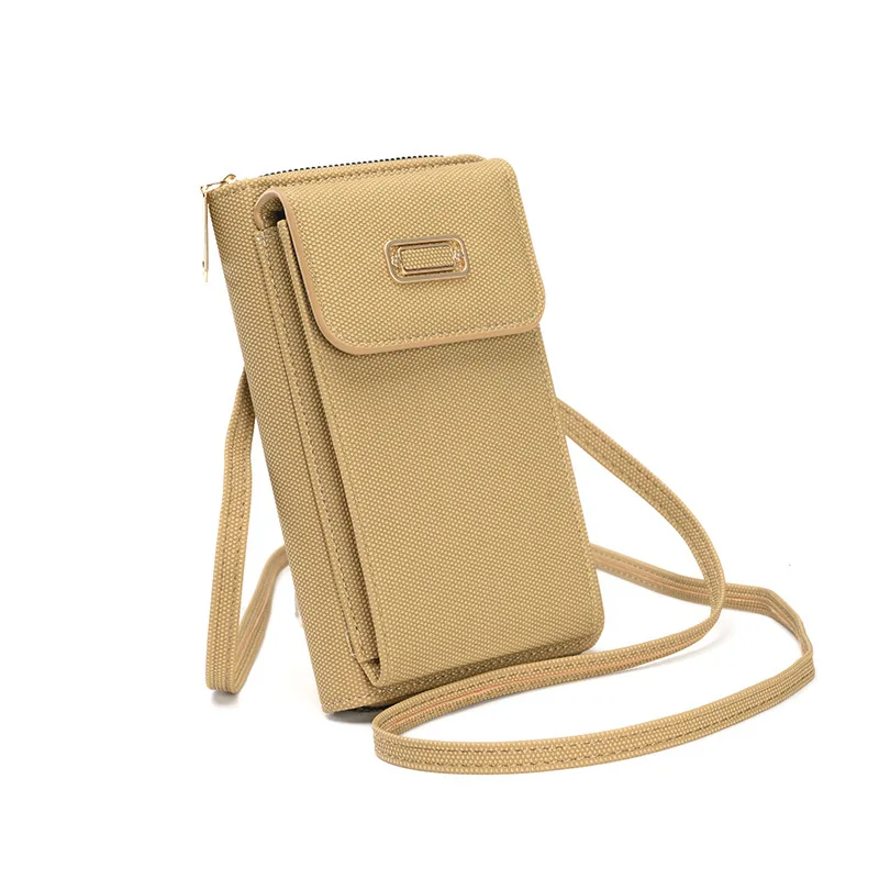 

Women Wallet Fashion Single Shoulder Crossbody Cell Phone Bag Mini Purse Versatile Satchel Multi Card Position Money Bag Keycase