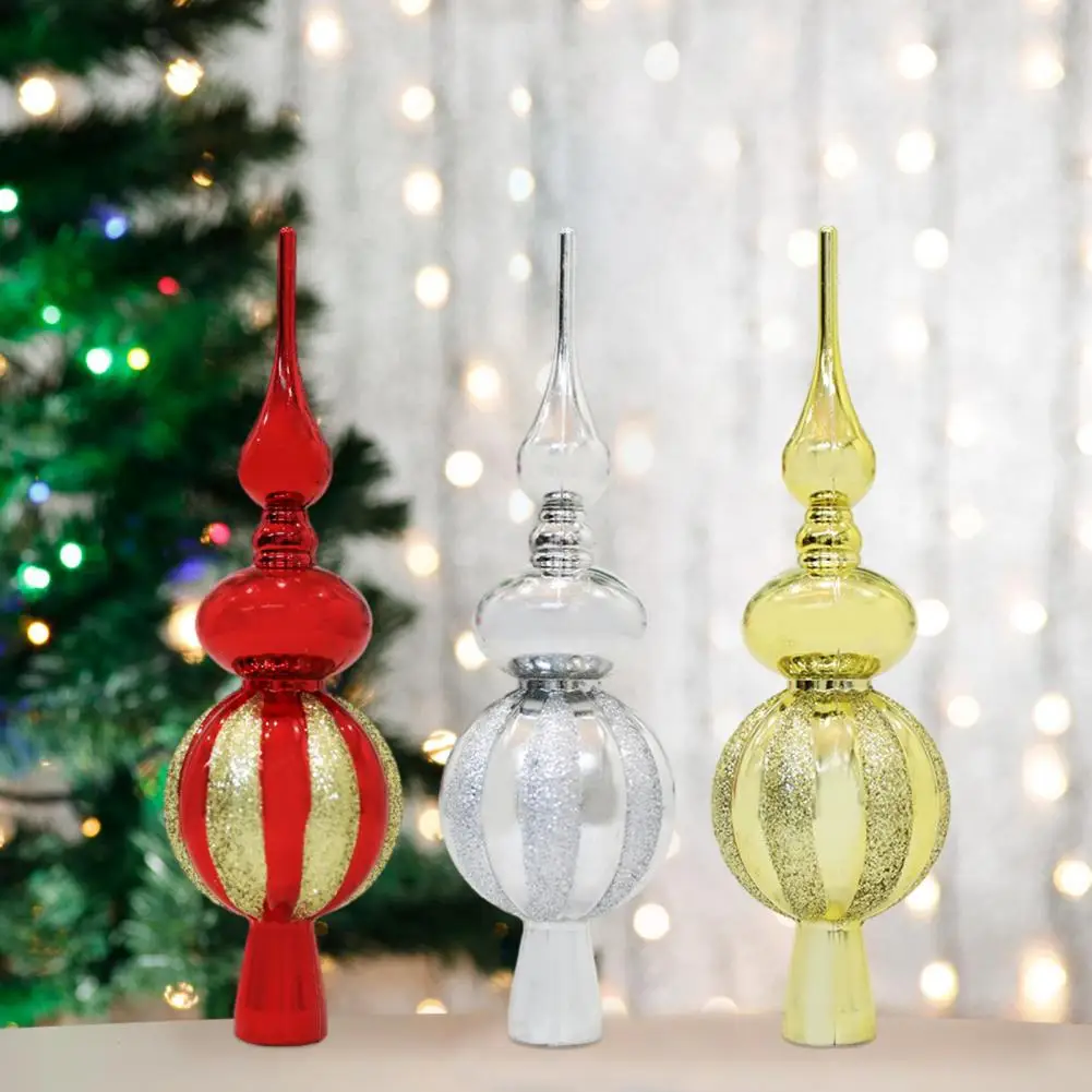 Christmas Tree Decoration Christmas Tree Topper Decoration Christmas Tree Topper Sparkling Glittery Xmas Decoration to Enhance Party