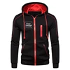 Fashion Personalized Hoodies Men Casual Custom Logo Zipper Jacket Fleece Warm Sweatshirts High Quality Hip Hop Coat Sudaderas 2