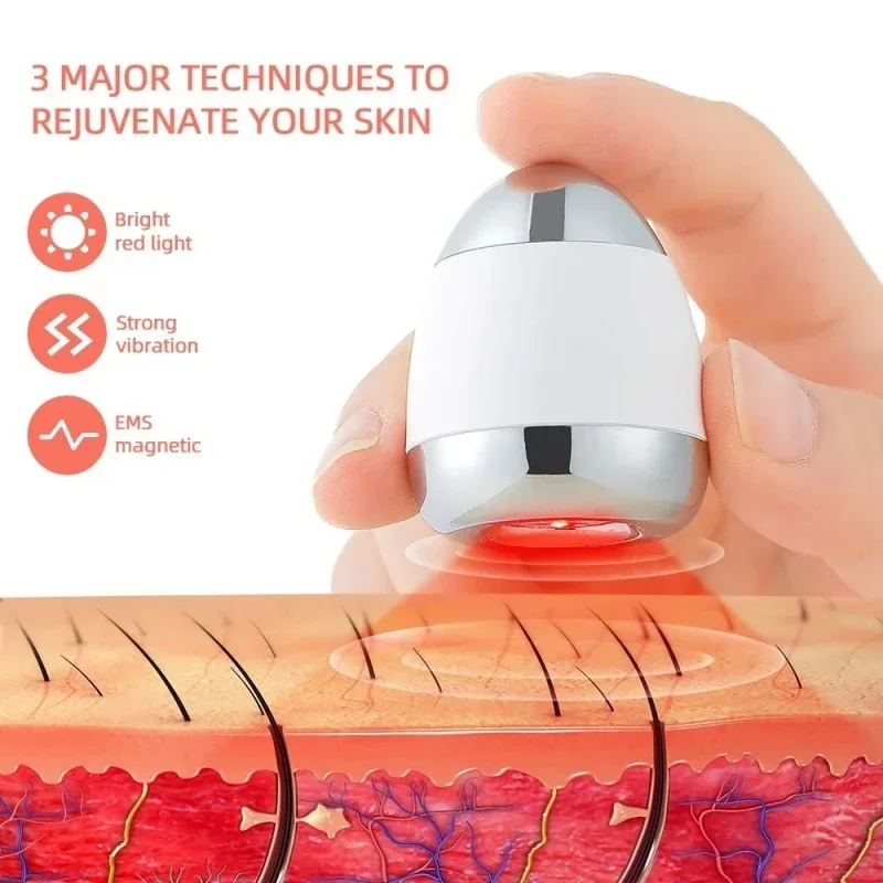 New Beauty Instrument Household Ion Wrinkle Remover Facial Eye Lifting Import Instrument Export Pore Cleaning Facial Massager