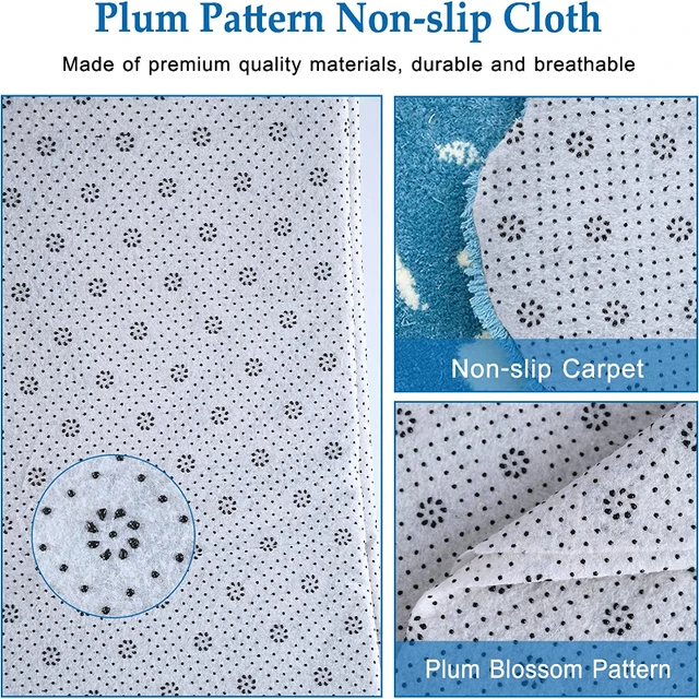 Tufting Cloth Tufting Non-Slip Fabric Plum Blossom Pattern Tufting Fabric  Non Slip Tufting Canvas Tufting Backing Fabric