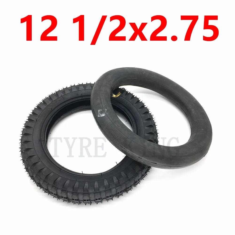 バイクフロントホイール ゴムフロントホイールタイヤ 12.5x2.75インチ ディスクブレーキ スプロケットボルト 47cc 49cc 2ストローク ミニダートバイク用 (B(