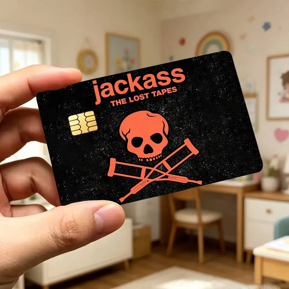Premium Jackass Waterproof Credit Card Matte Film Decal Stickers