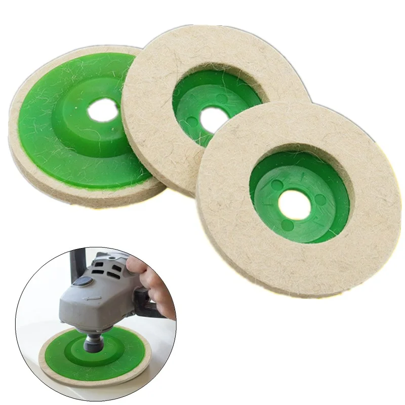 4Inch 100mm Wool Polishing Disc Wheel Buffing Pads Angle Grinder Wheel