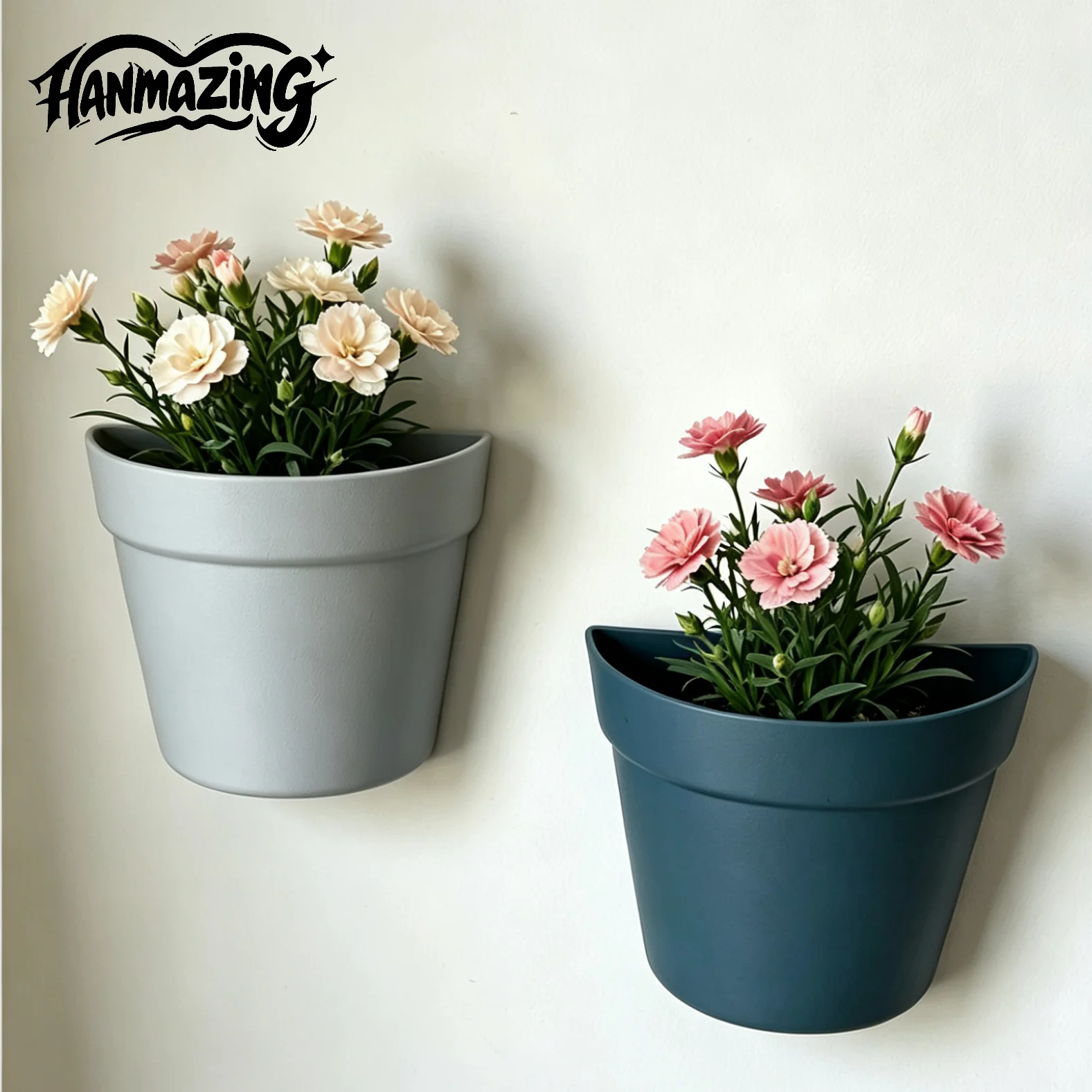 Vertical Wall-Mounted Planters - No-Drill Succulent and Plant Display for Indoor and Outdoor Decor