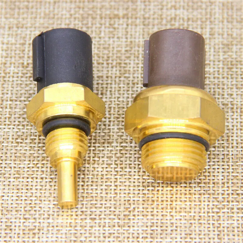 New Set of Cooling Fan Switch & Coolant Sensor fit Honda Odyssey Accord Acura 37760-P00-003+ ABS Car Sensors engine coolant temperature sensor
