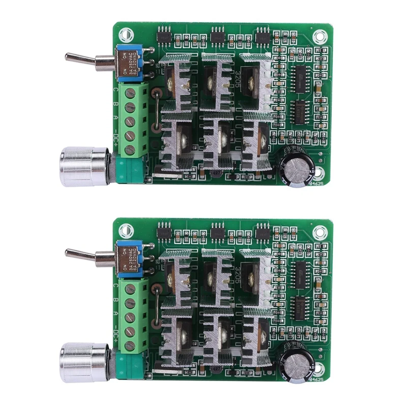2X Bldc Trifase Sensorless Brushless Motor Speed Controller Fan Drive Dc 5-36V