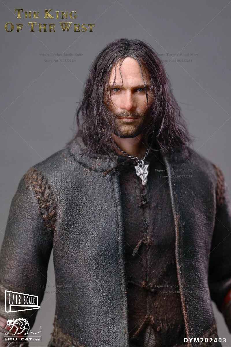 Hell Cat ザ・キング・オブ・ザ・ウエスト 植毛ヘッド DYM202403 Hell Cat New DYM202403 1/12 Collectible The King of The West Man