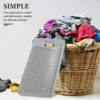 Washboard Anti-slip Hangable Laundry and Artifact (grey) Washing Portable Drying Rack Travel for Small Number Scrub 1
