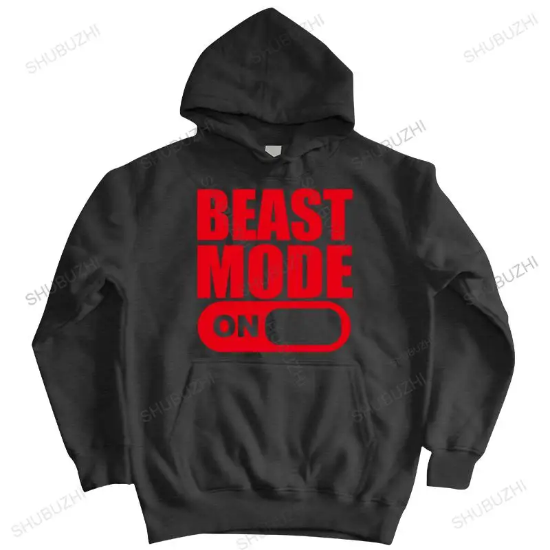 

Men spring sweatshirt fashion brand loose hoodie BEAST MODE ON new arrived hooded zipper for men autumn hoody gift euro size