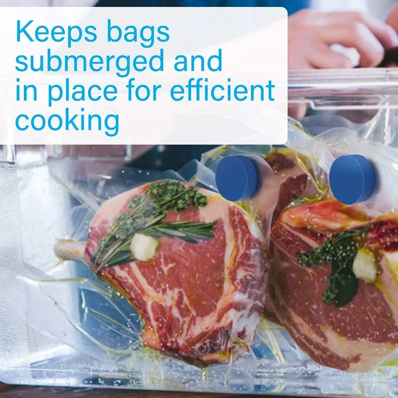 Sous Vide Magnets Food Grade Silicone to Keep Bags Submerged Sous Vide Accessories to Stop Floating Bags Undercooking sous vide accessories