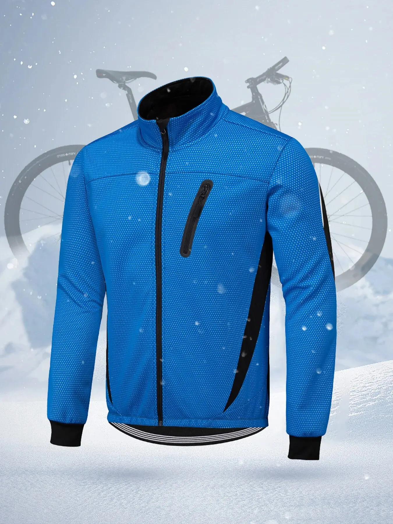 Cycling Jacket Cycling Clothes Warm Cycling Sports Coat Windproof Rain Heavy Jacket For Men