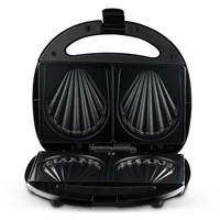 Sandwich Maker Home Cookies Multifunction Shell Bread Cake Machine 850W Waffle Breakfast Heating Baking Non-stick Pan Safety 2