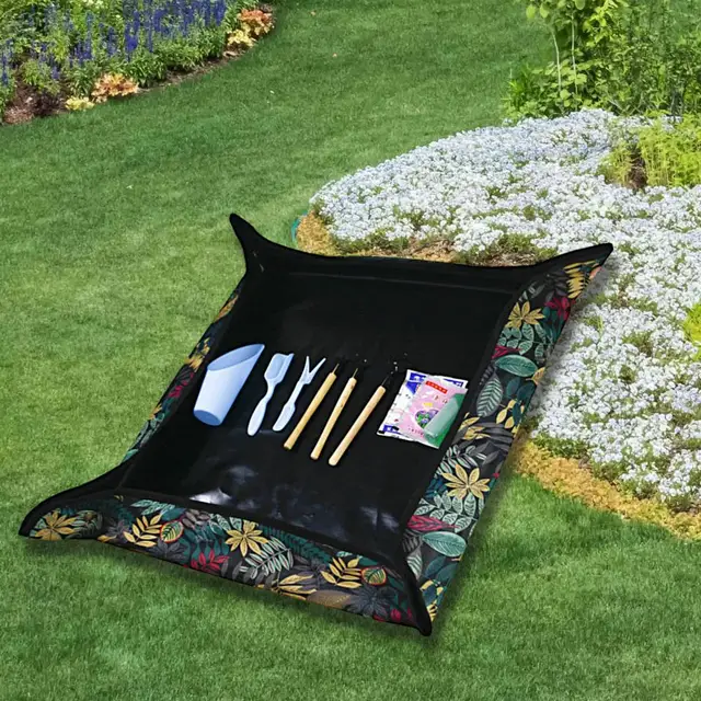 Ültetés Átültetése Szőnyeg Vízálló Kertészeti Cserepes Pad Összecsukható Oxfordi Kendő Növények Ismételt Szőnyegkerti Kellékek